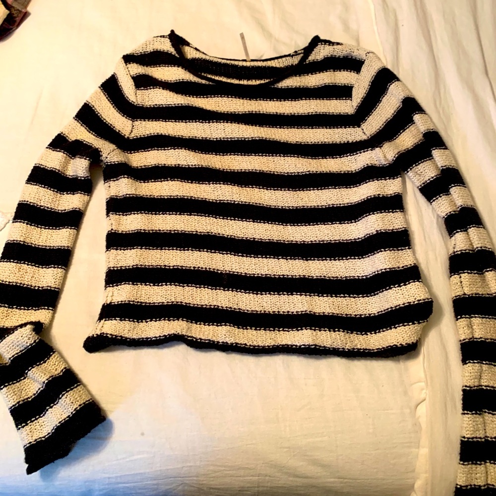 Free People Beach Striped Sweater